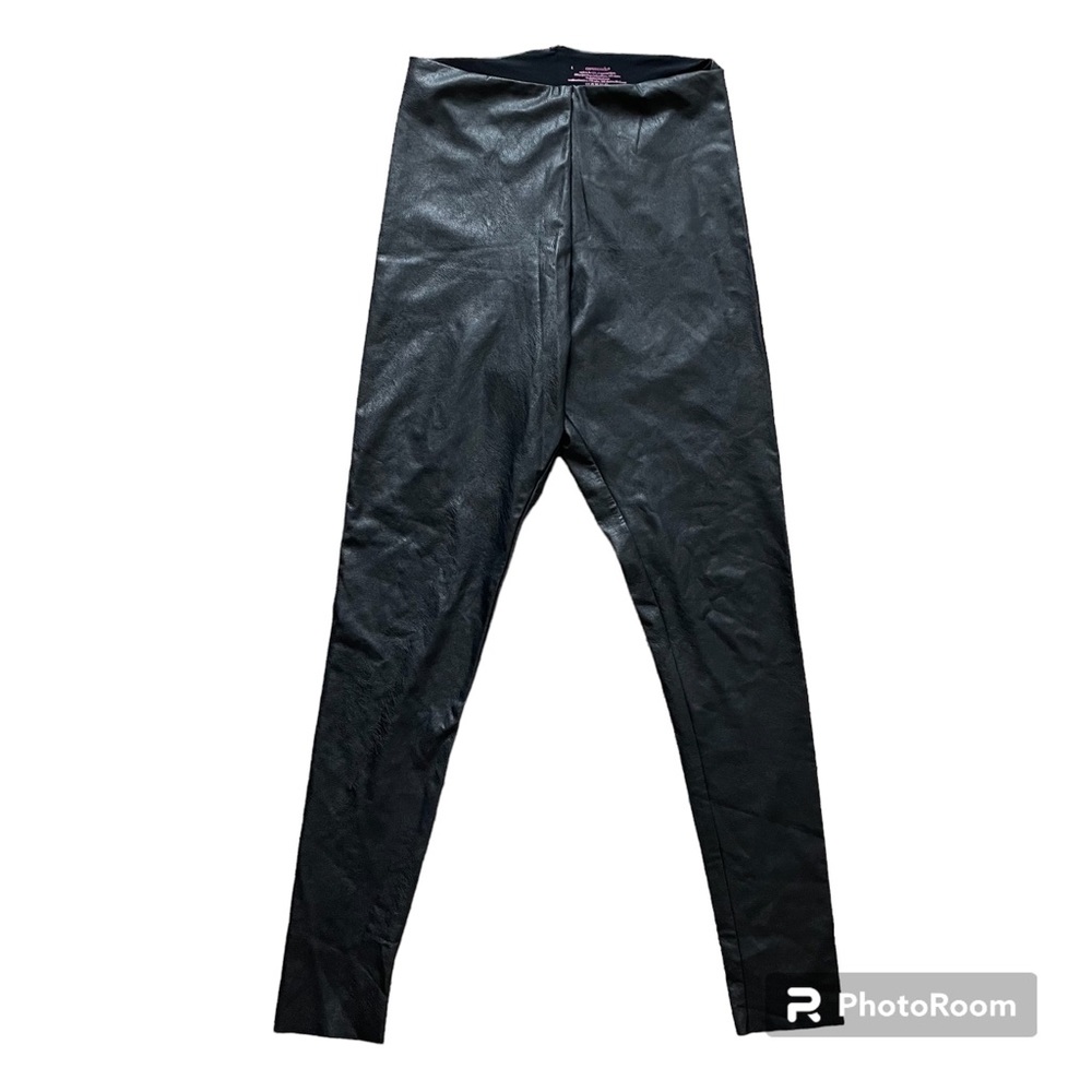 Commando black faux leather leggings